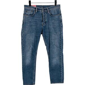 Acne Studios Blå Konst • Mid-rise Straight leg jeans, size US 6